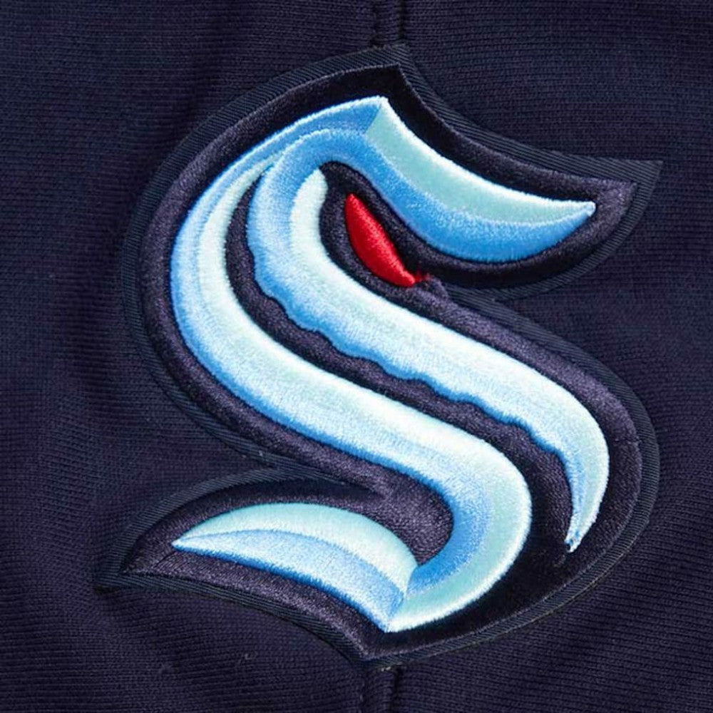 Seattle Kraken Pro Standard Retro Classic Fleece Pullover Hoodie For Sale