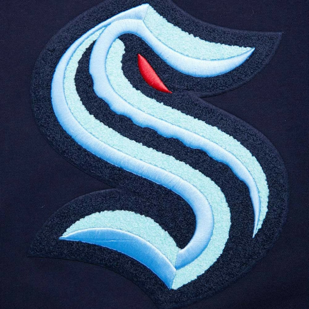 Seattle Kraken Pro Standard Retro Classic Fleece Pullover Hoodie For Sale