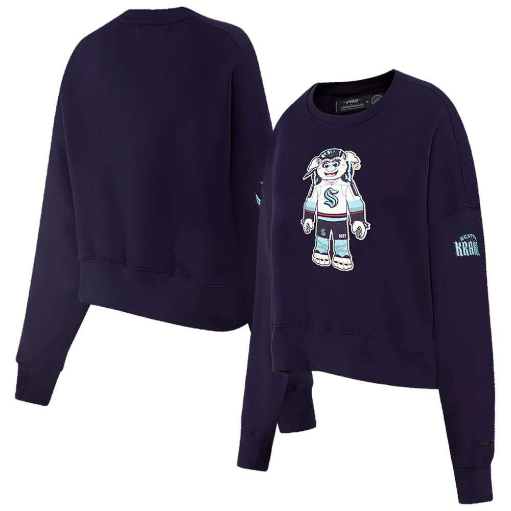 Seattle Kraken Pro Standard Women's Mascot Crewneck Pullover Sweatshirt Sale