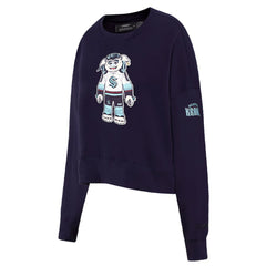 Seattle Kraken Pro Standard Women's Mascot Crewneck Pullover Sweatshirt Sale