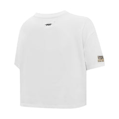 Vegas Golden Knights Pro Standard Women's Boxy Script Tail Cropped T-Shirt On Sale