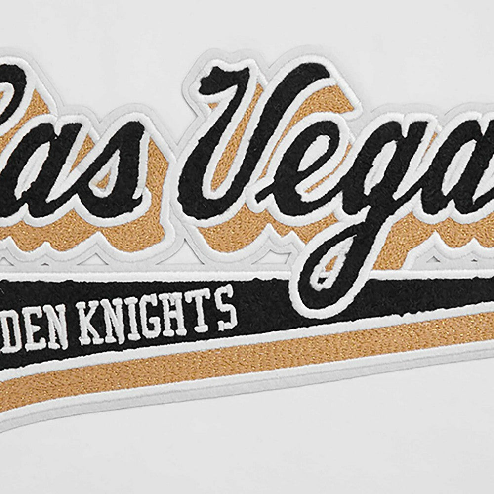 Vegas Golden Knights Pro Standard Women's Boxy Script Tail Cropped T-Shirt On Sale