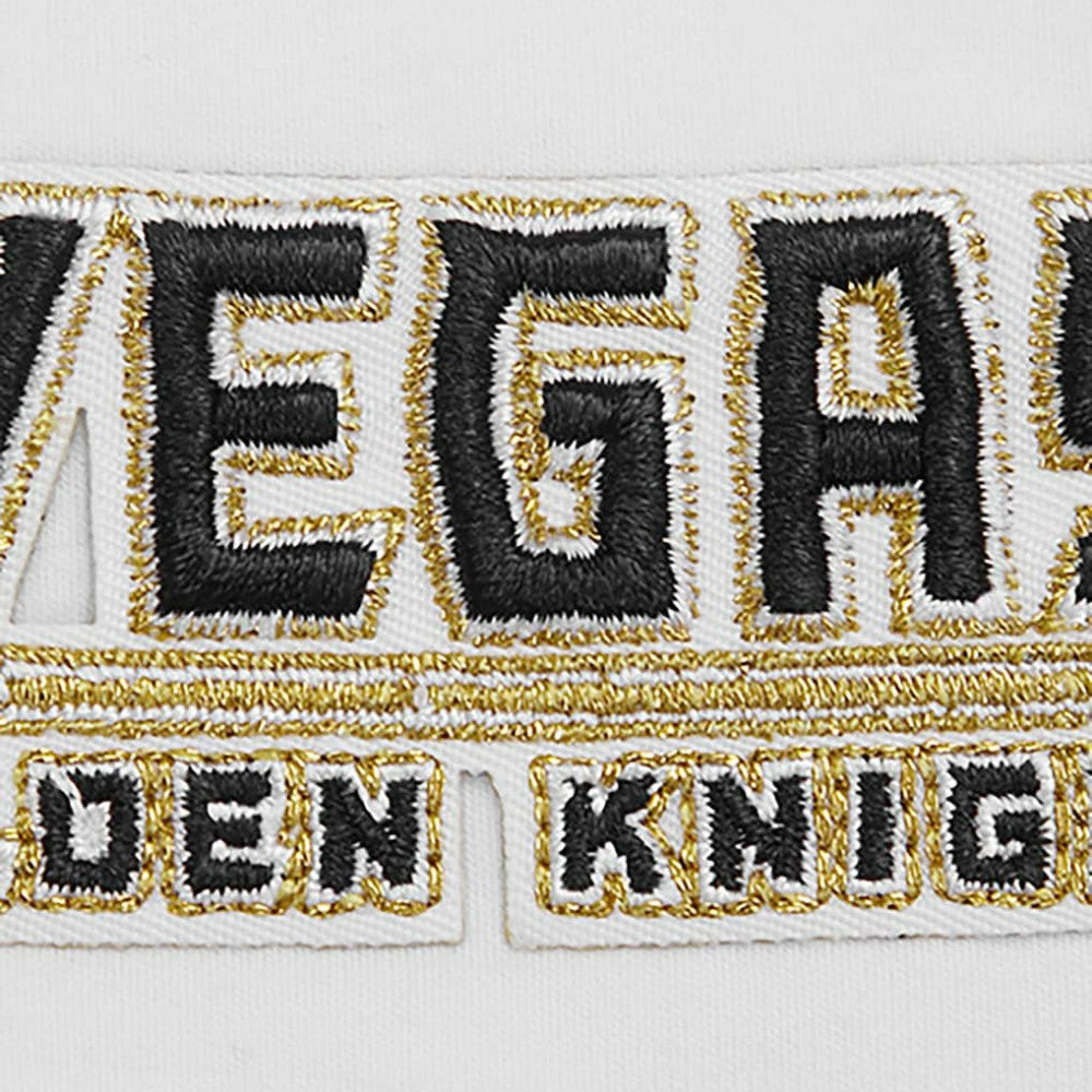 Vegas Golden Knights Pro Standard Women's Boxy Script Tail Cropped T-Shirt On Sale
