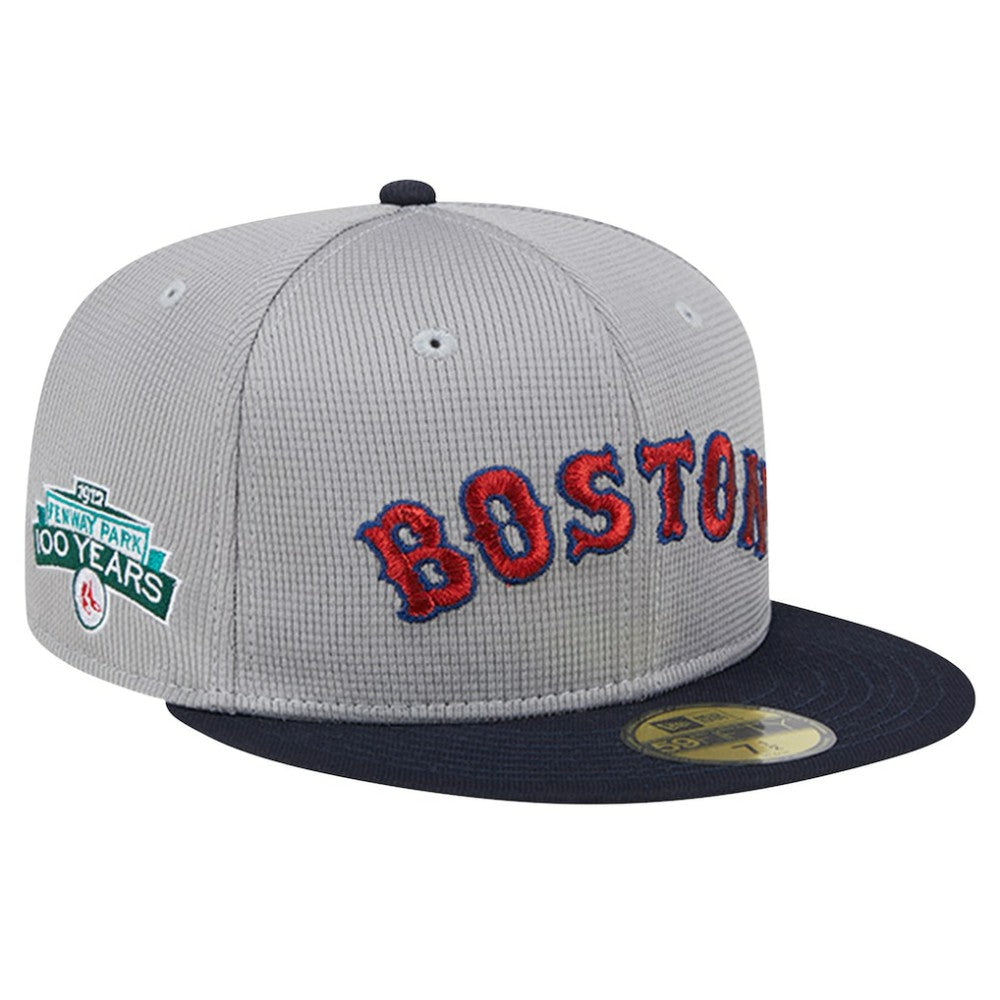 Boston Red Sox New Era Pivot Mesh 59FIFTY Fitted Hat | MLB Outlet