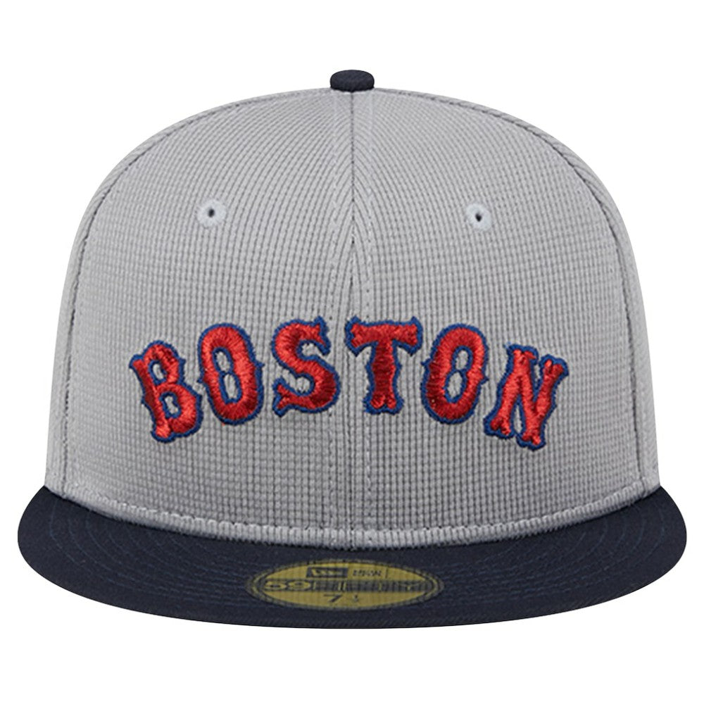 Boston Red Sox New Era Pivot Mesh 59FIFTY Fitted Hat | MLB Outlet