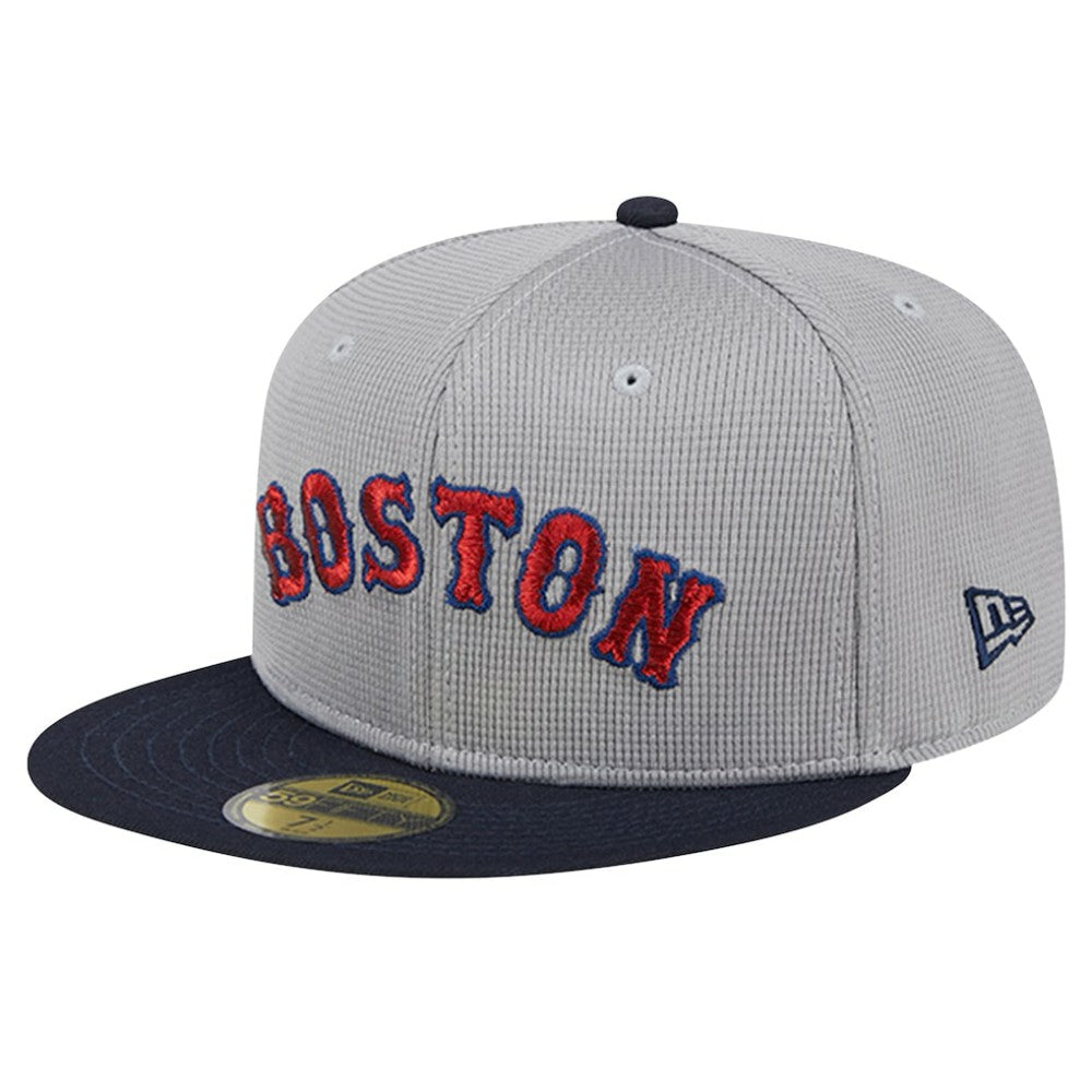 Boston Red Sox New Era Pivot Mesh 59FIFTY Fitted Hat | MLB Outlet