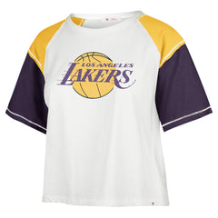 Los Angeles Lakers '47 Women's Premier Raglan Cropped T-Shirt Online