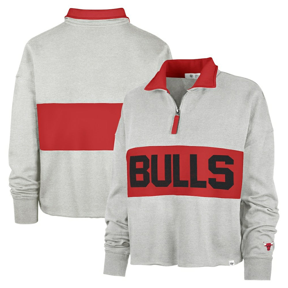 Chicago Bulls '47 Women's Breakthrough Remi Quarter-Zip Jacket sale For Sale