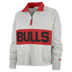 Chicago Bulls '47 Women's Breakthrough Remi Quarter-Zip Jacket sale For Sale