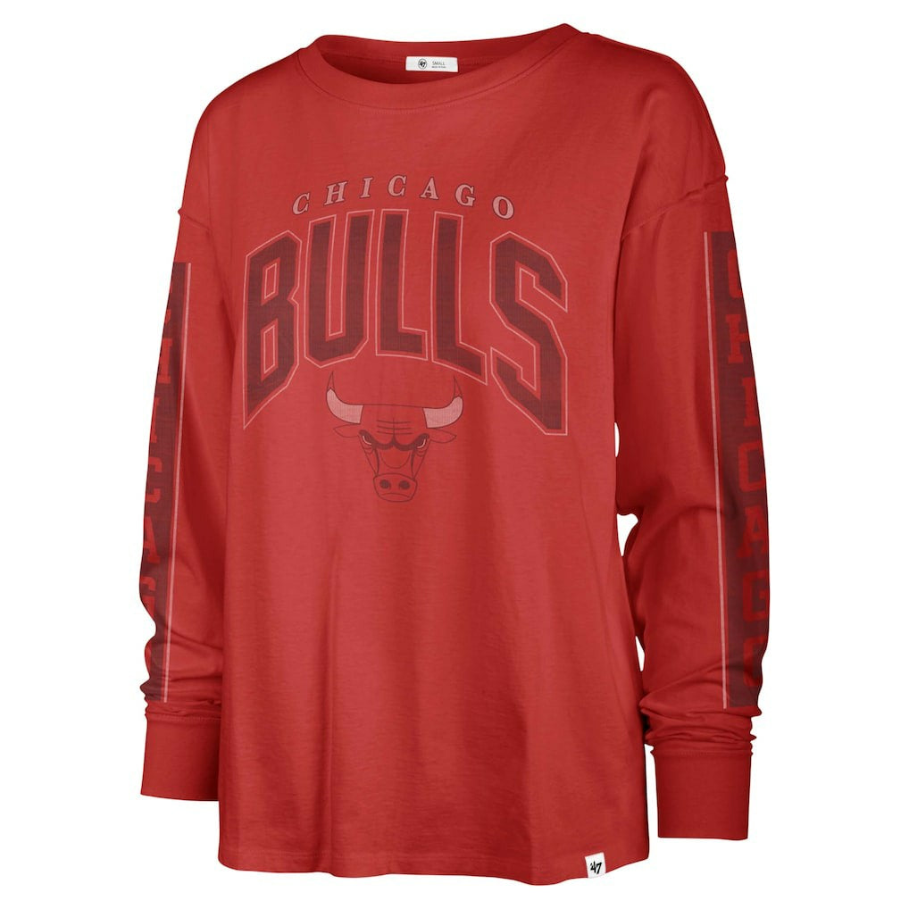 Chicago Bulls '47 Women's Tomcat Long Sleeve T-Shirt sale For Sale