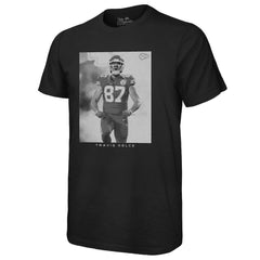 Kansas City Chiefs  Travis Kelce  Majestic Threads Player Graphic Oversized T-Shirt