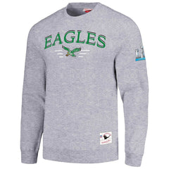 Philadelphia Eagles Mitchell & Ness Rings 2.0 Pullover Sweatshirt