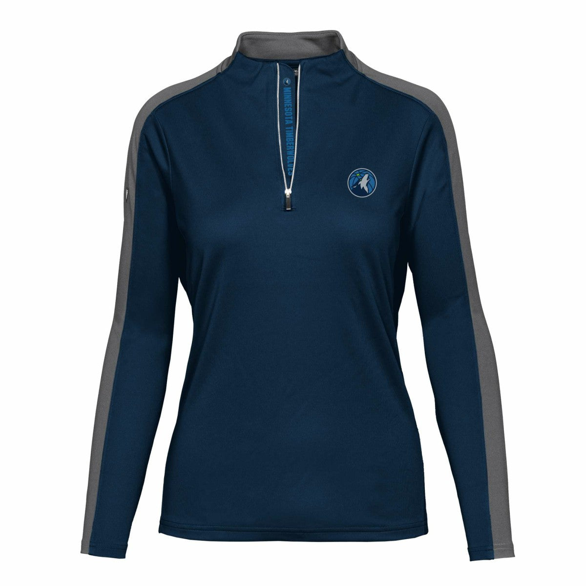 Minnesota Timberwolves Levelwear Women's Remi Insignia Core Quarter-Zip Pullover Top Discount