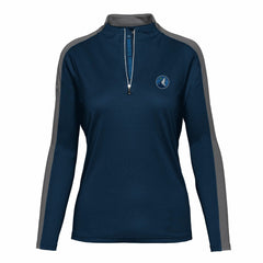 Minnesota Timberwolves Levelwear Women's Remi Insignia Core Quarter-Zip Pullover Top Discount