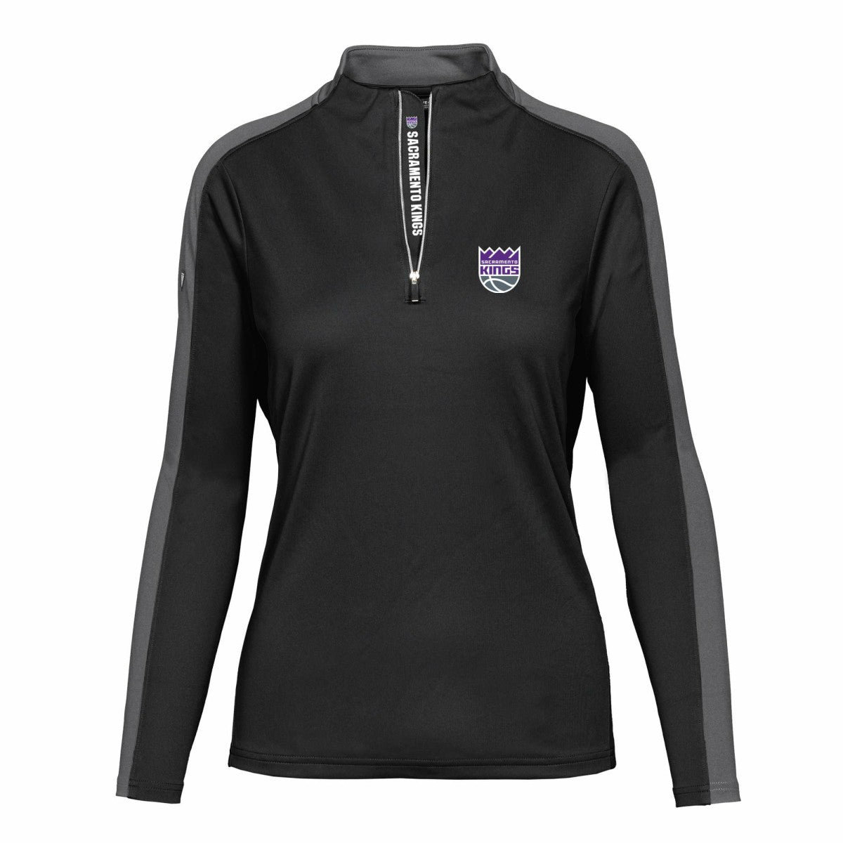 Sacramento Kings Levelwear Women's Remi Insignia Core Quarter-Zip Pullover Top Discount