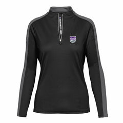 Sacramento Kings Levelwear Women's Remi Insignia Core Quarter-Zip Pullover Top Discount