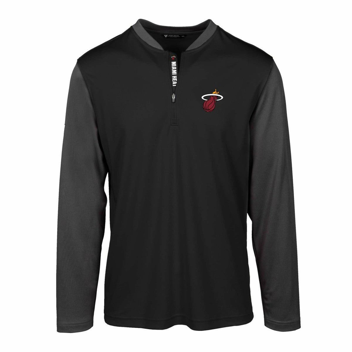 Miami Heat Levelwear Spector Insignia Core Quarter-Zip Pullover Top Discount