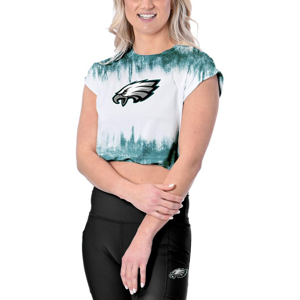 Philadelphia Eagles  Certo Women's Cropped Framework T-Shirt