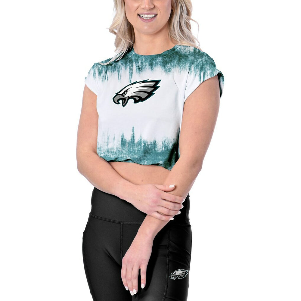 Philadelphia Eagles  Certo Women's Cropped Framework T-Shirt