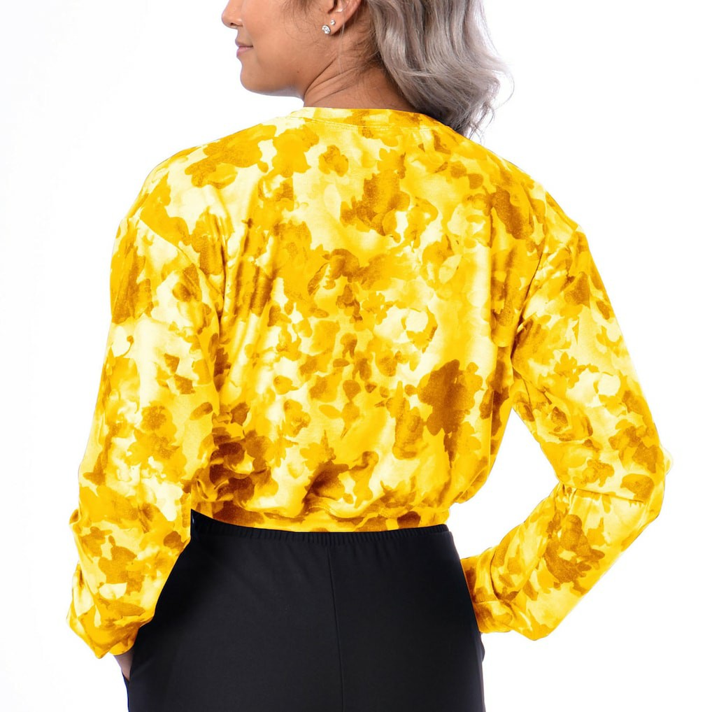 Pittsburgh Steelers  Certo Women's Cropped Long Sleeve T-Shirt
