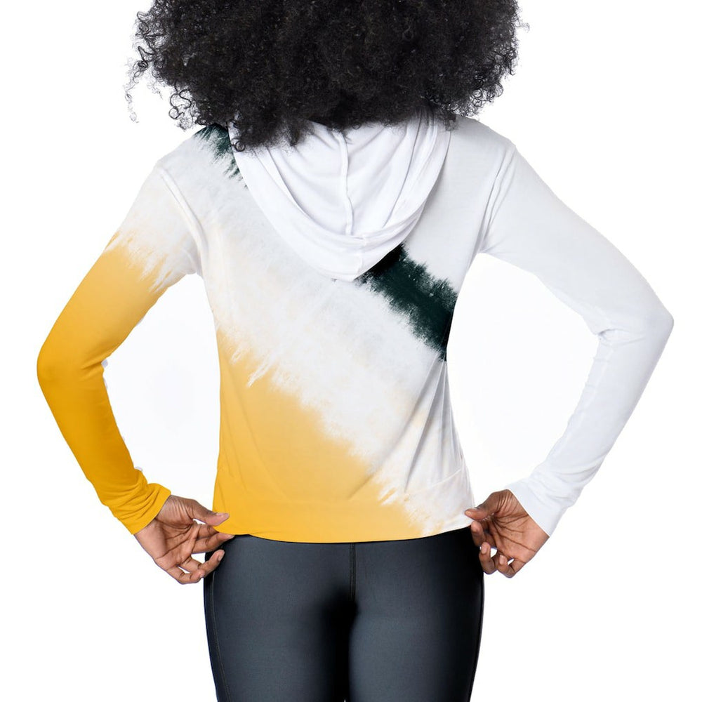 Green Bay Packers  Certo Women's Rundown Lightweight Pullover Hoodie