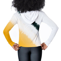 Green Bay Packers  Certo Women's Rundown Lightweight Pullover Hoodie