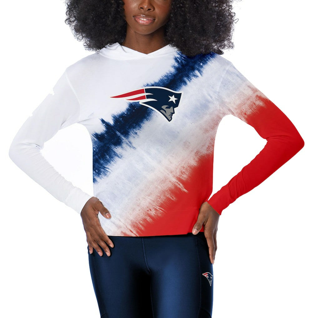 New England Patriots  Certo Women's Rundown Lightweight Pullover Hoodie