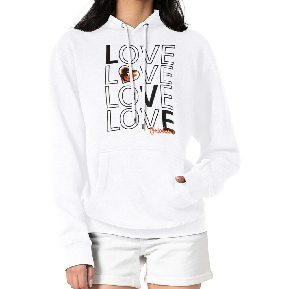 Baltimore Orioles G-III 4Her by Carl Banks Women's Love Graphic Fleece Hoodie | MLB Online