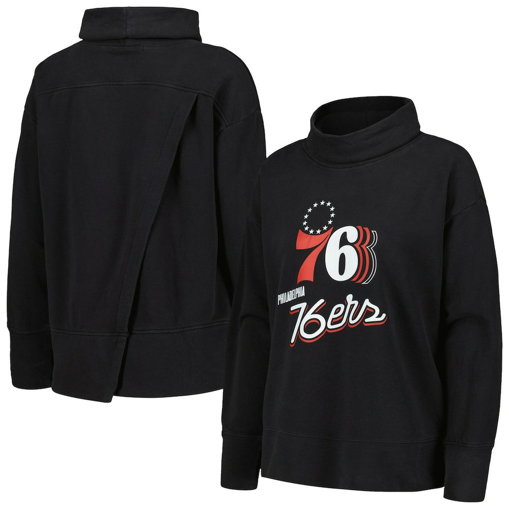 Philadelphia 76ers Levelwear Women's Sunset Pullover Sweatshirt Outlet