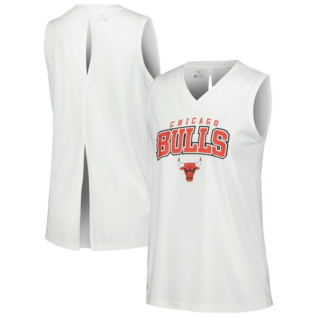 Chicago Bulls Levelwear Women's Paisley Peekaboo Tank Top sale Discount