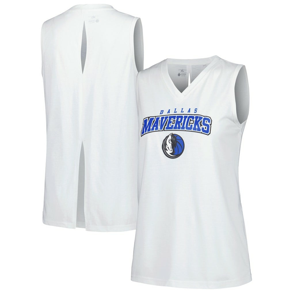 Dallas Mavericks Levelwear Women's Paisley Peekaboo Tank Top sale Outlet