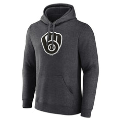 Milwaukee Brewers Personalized Monochrome Name & Number Pullover Hoodie | MLB New