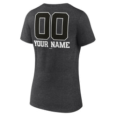 Milwaukee Brewers Women's Personalized Monochrome Name & Number V-Neck T-Shirt | MLB Sale