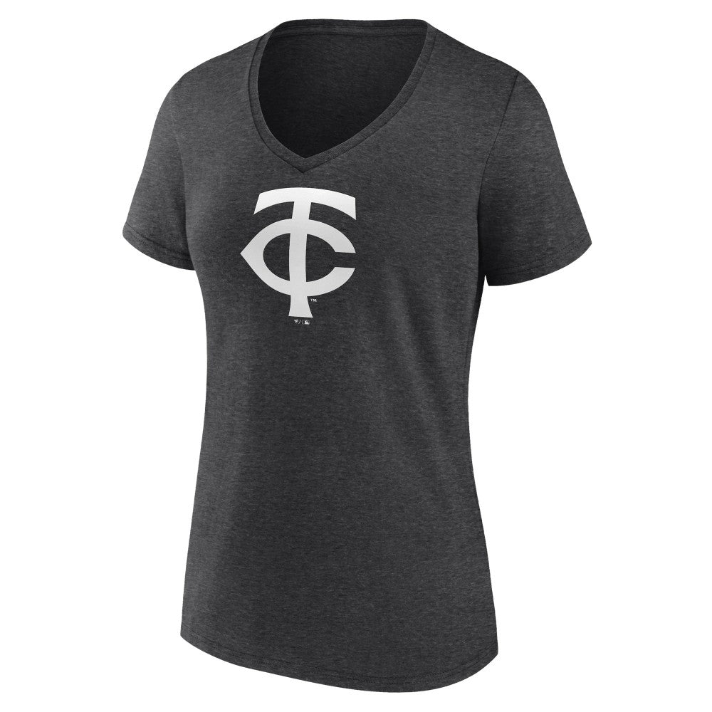 Minnesota Twins Women's Personalized Monochrome Name & Number V-Neck T-Shirt | MLB Discount