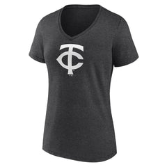 Minnesota Twins Women's Personalized Monochrome Name & Number V-Neck T-Shirt | MLB Discount
