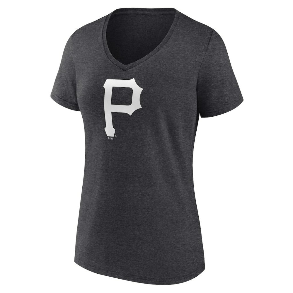 Pittsburgh Pirates Women's Personalized Monochrome Name & Number V-Neck T-Shirt | MLB US