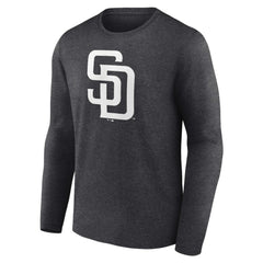 San Diego Padres Personalized Monochrome Name & Number Long Sleeve T-Shirt | MLB New