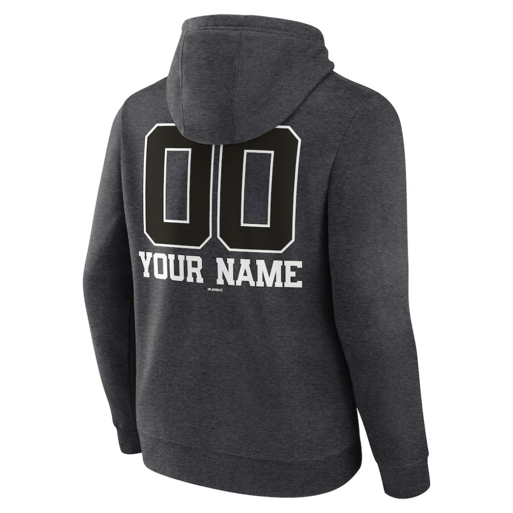 San Diego Padres Personalized Monochrome Name & Number Pullover Hoodie | MLB Sale
