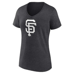 San Francisco Giants Women's Personalized Monochrome Name & Number V-Neck T-Shirt | MLB Outlet