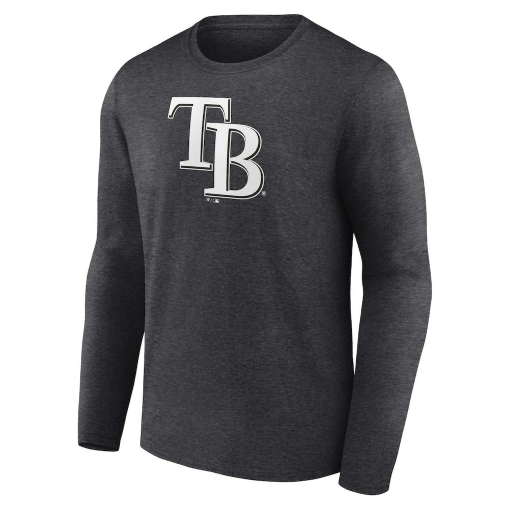 Tampa Bay Rays Personalized Monochrome Name & Number Long Sleeve T-Shirt | MLB On Sale