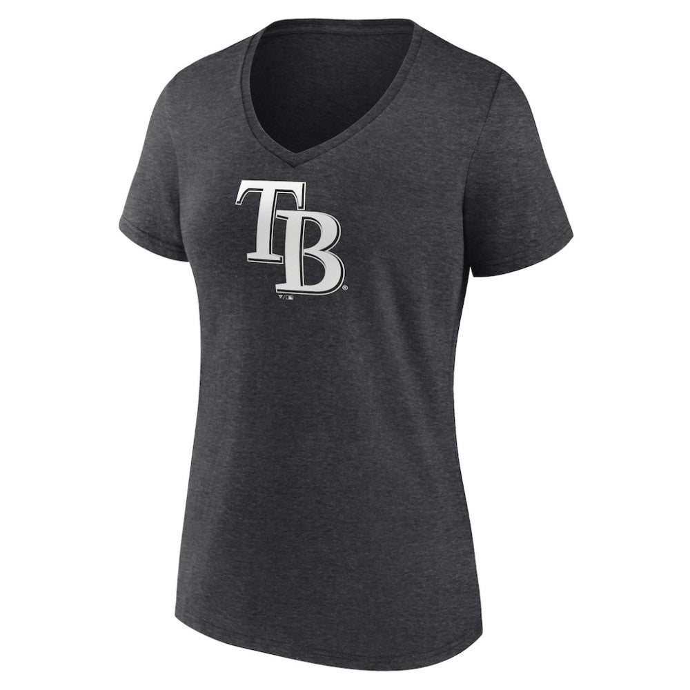 Tampa Bay Rays Women's Personalized Monochrome Name & Number V-Neck T-Shirt | MLB US