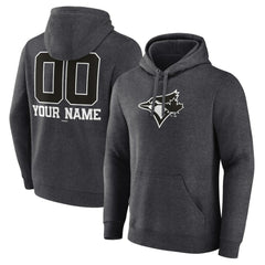 Toronto Blue Jays Personalized Monochrome Name & Number Pullover Hoodie | MLB New