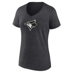 Toronto Blue Jays Women's Personalized Monochrome Name & Number V-Neck T-Shirt | MLB On Sale