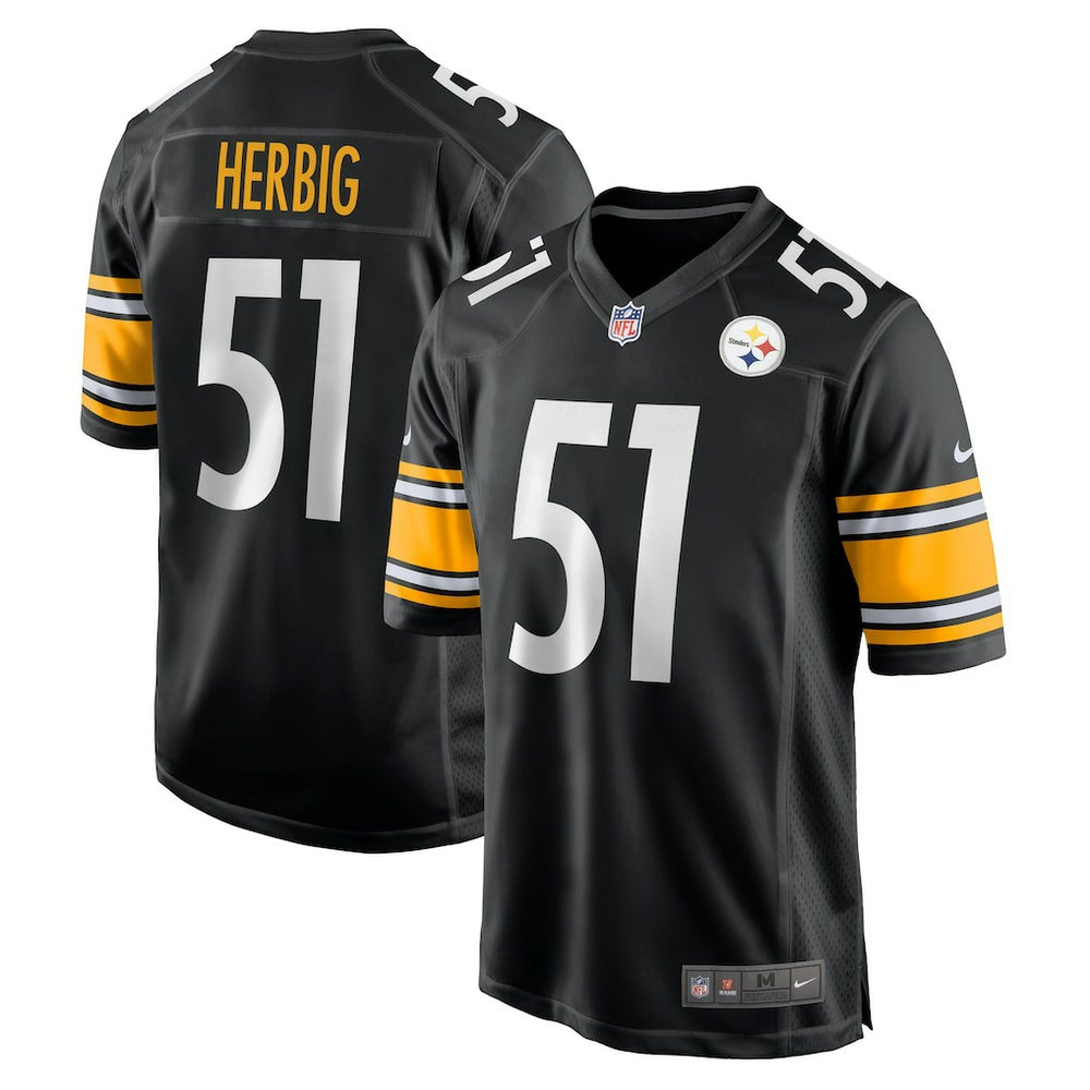 Pittsburgh Steelers Nike Nick Herbig  Game Jersey