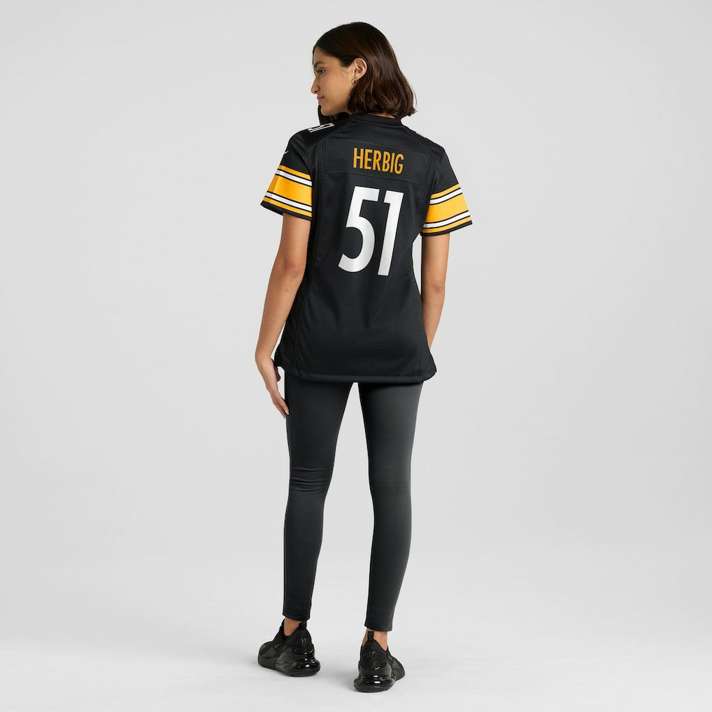 Pittsburgh Steelers Nike Nick Herbig  Women's Game Jersey
