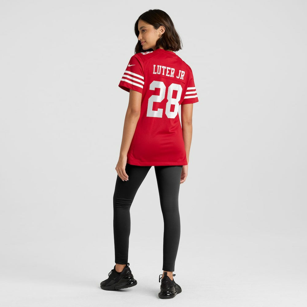 San Francisco 49ers Nike Darrell Luter Jr.  Women's Game Jersey