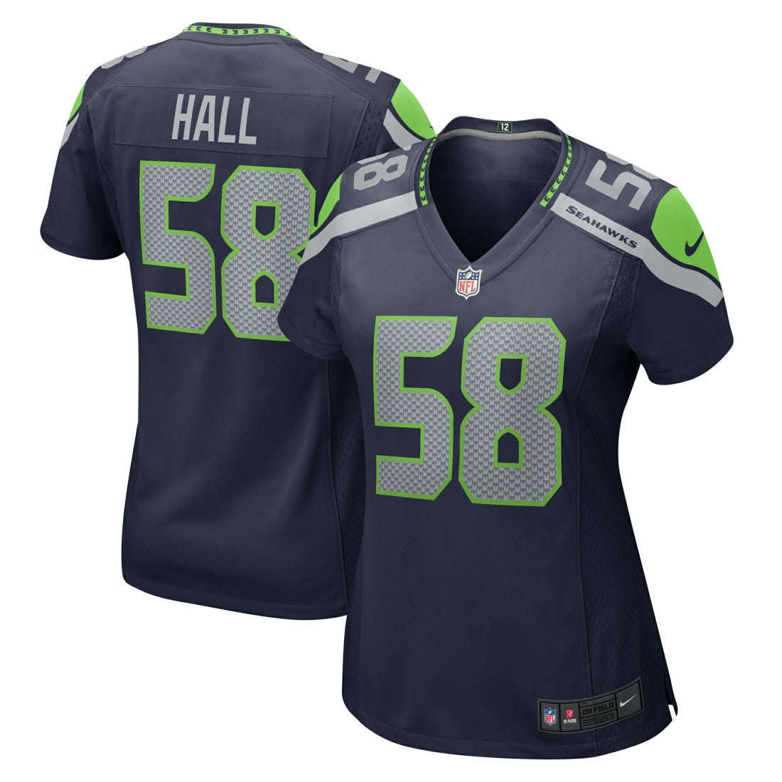 Seattle Seahawks Nike Derick Hall  Women's Team Game Jersey