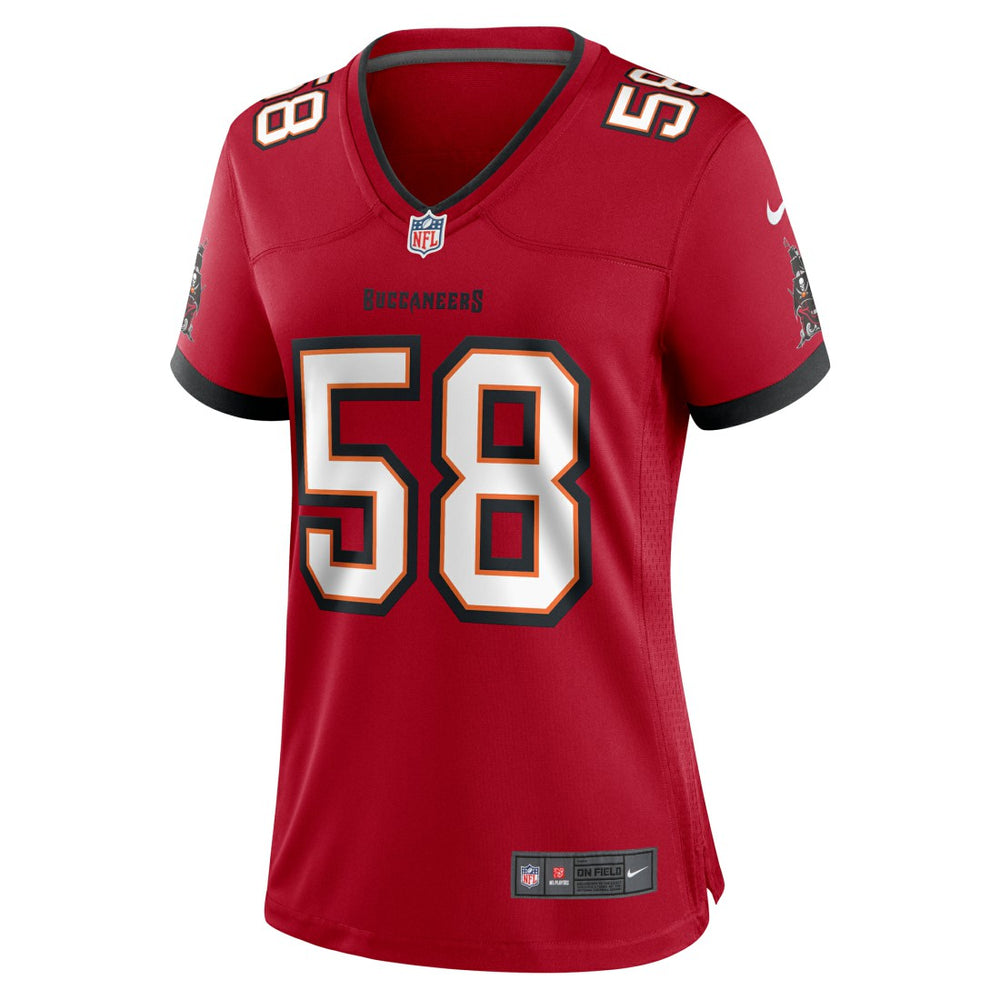 Tampa Bay Buccaneers Nike Markees Watts  Women's Game Jersey