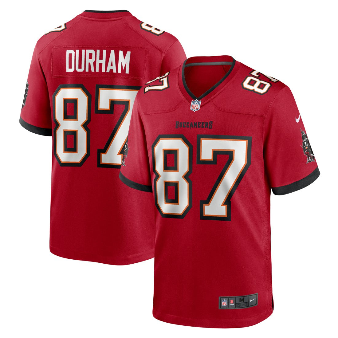 Tampa Bay Buccaneers Nike Payne Durham  Game Jersey