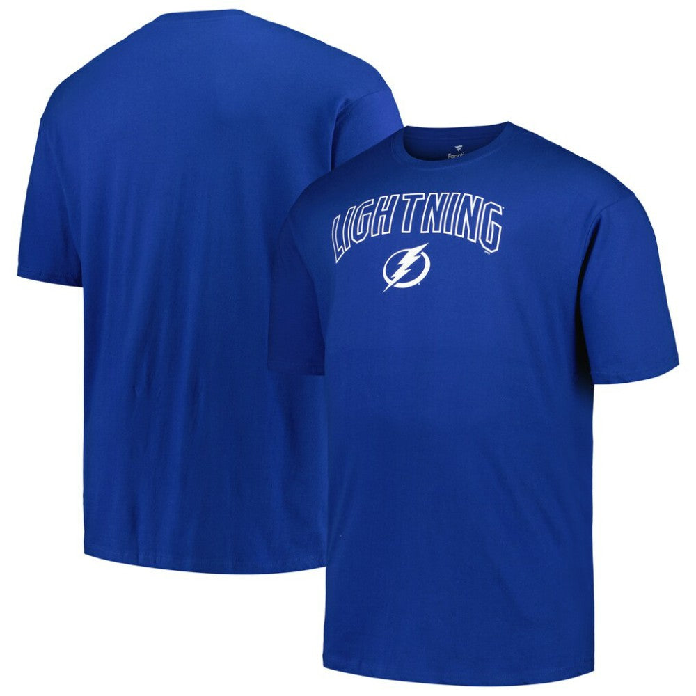 Tampa Bay Lightning Profile Big & Tall Arch Over Logo T-Shirt Online